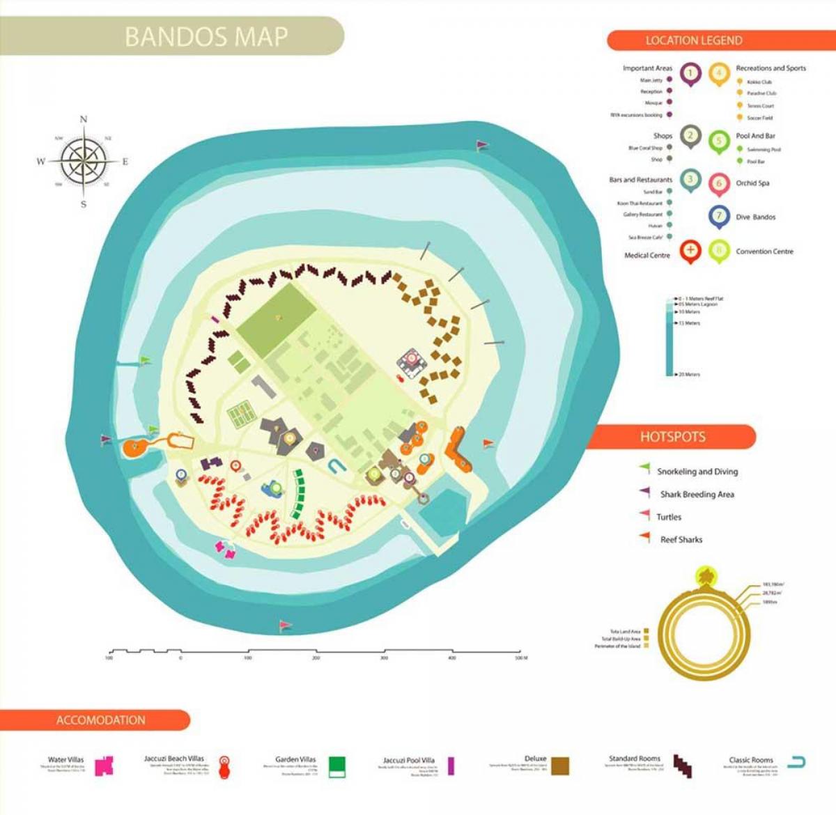 kat jeyografik nan bandos maldiv