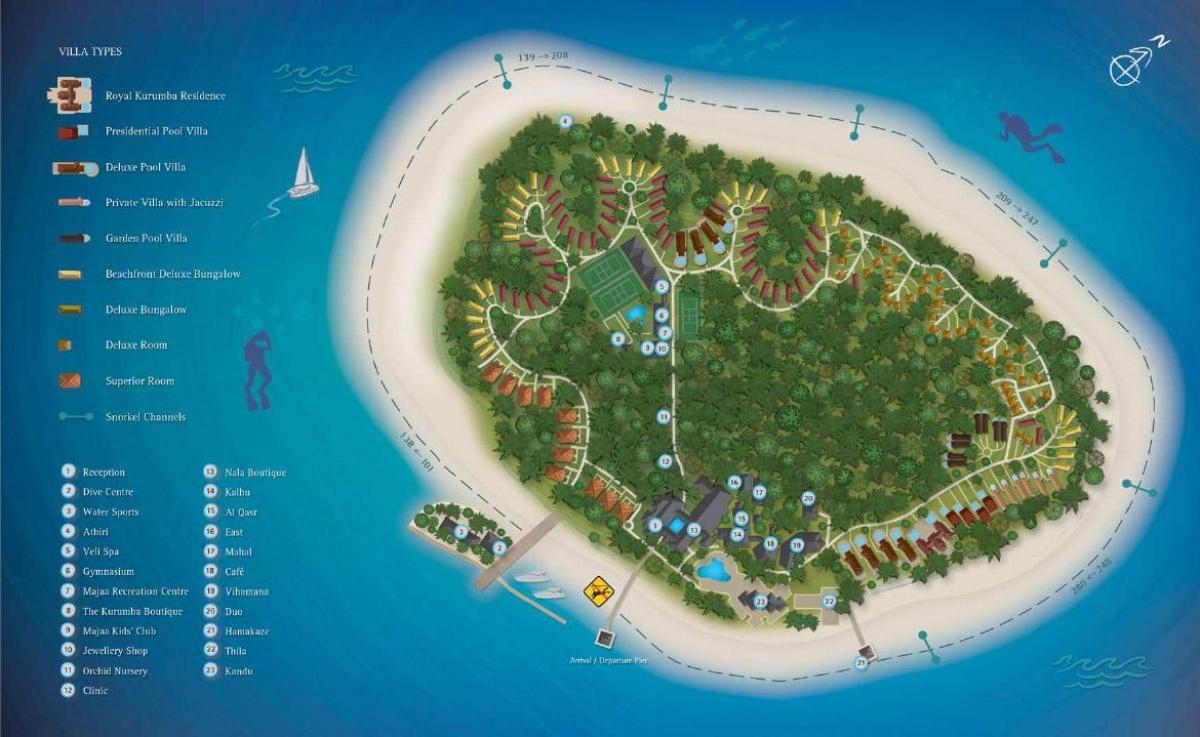 kurumba maldiv resort kat jeyografik