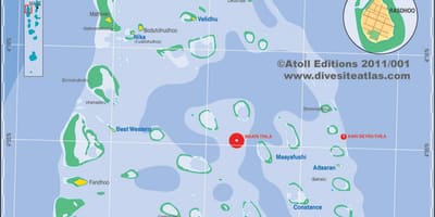 Kat jeyografik nan ari atol maldiv