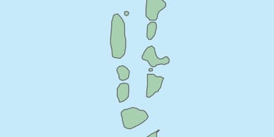 Kat jeyografik nan maldiv kat vecteur